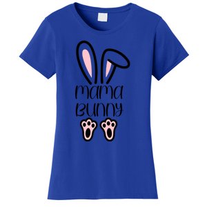 Mama Daddy Bunny Easter Day Dad Pregnant Mom Matching Couple Gift Women's T-Shirt