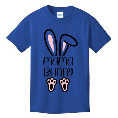 Mama Daddy Bunny Easter Day Dad Pregnant Mom Matching Couple Gift Kids T-Shirt