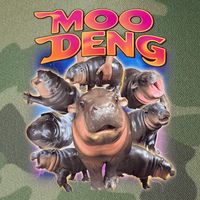 Moo Deng Baby Hippo Legacy Tie Dye Trucker Hat