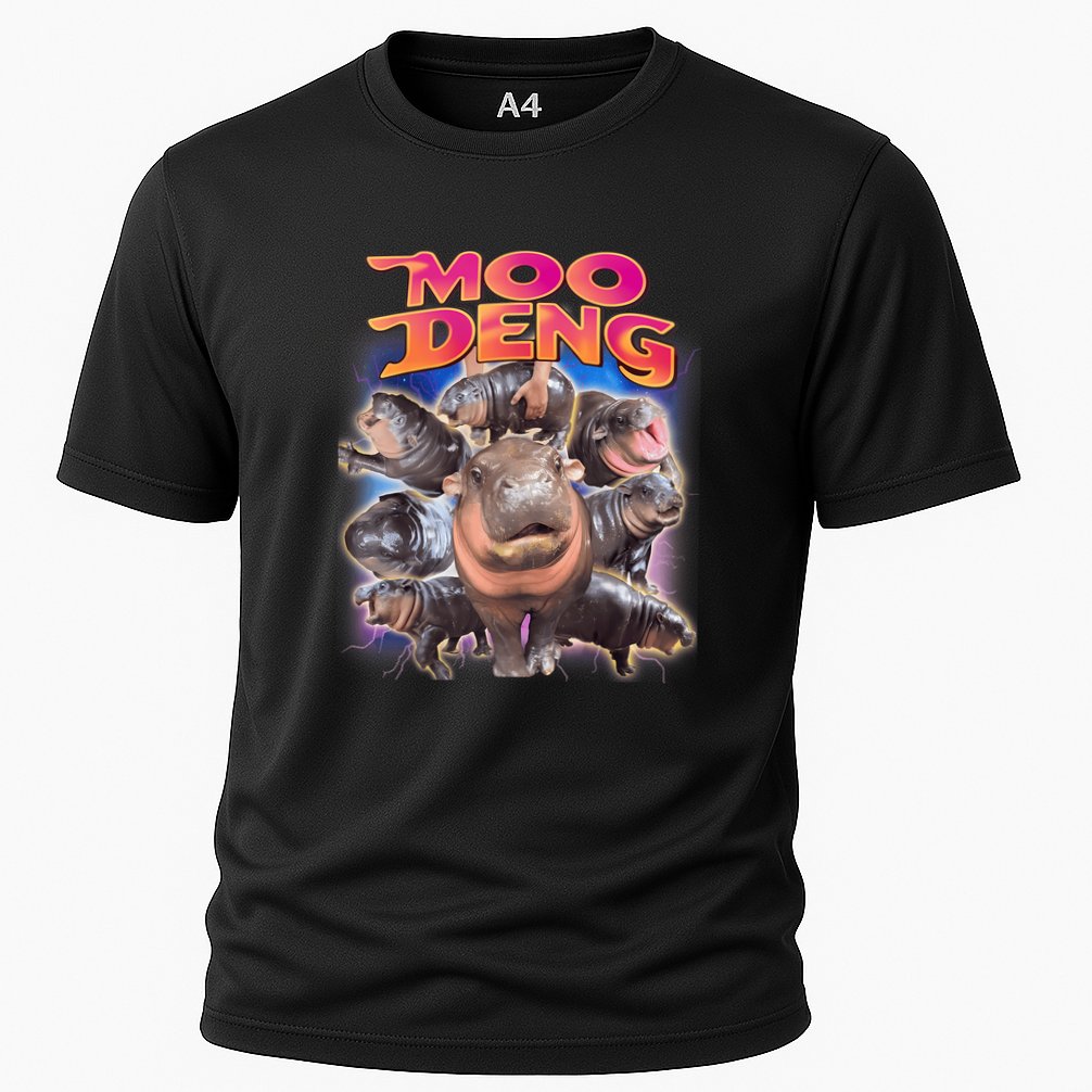 Moo Deng Baby Hippo Performance Shirt
