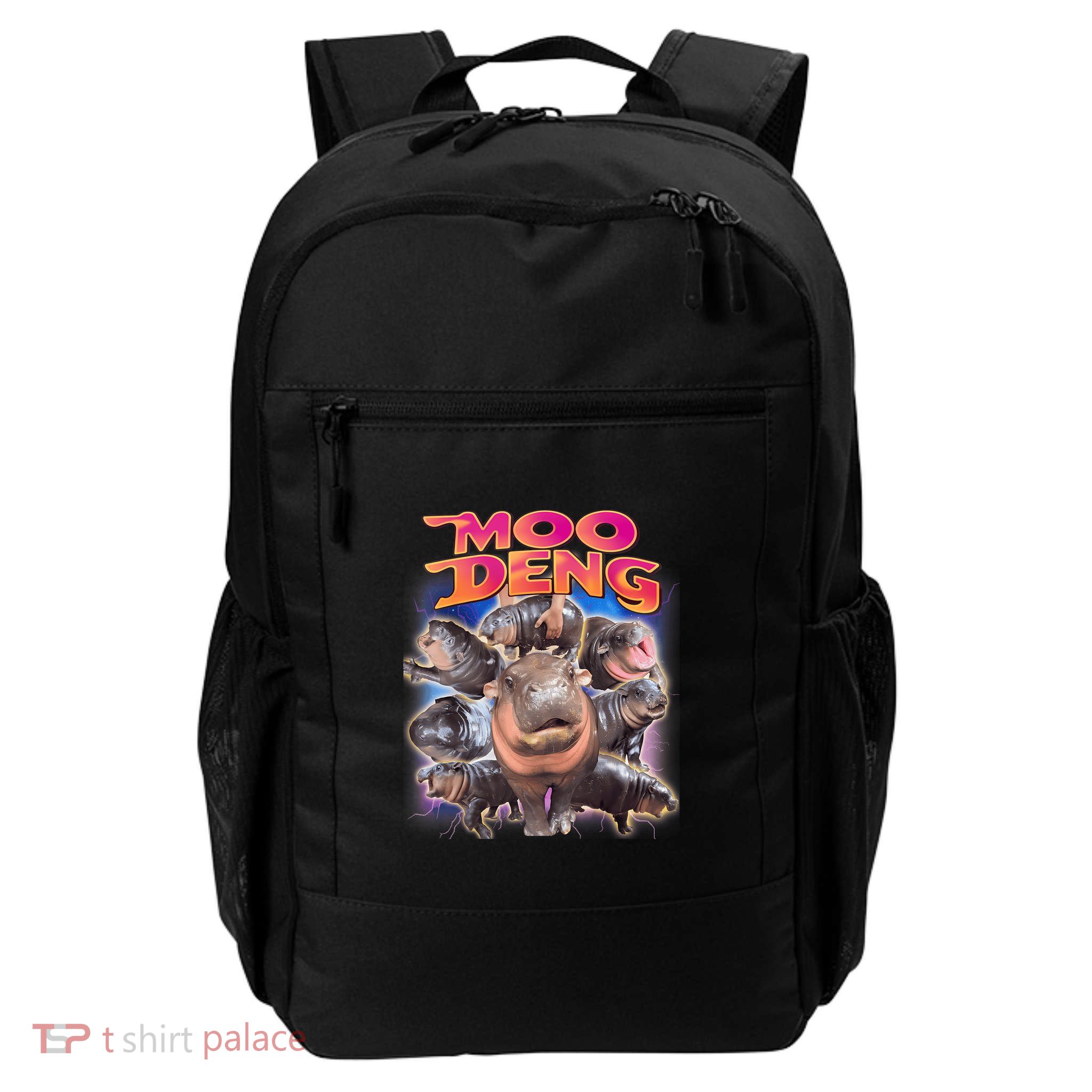 Moo Deng Baby Hippo Backpack