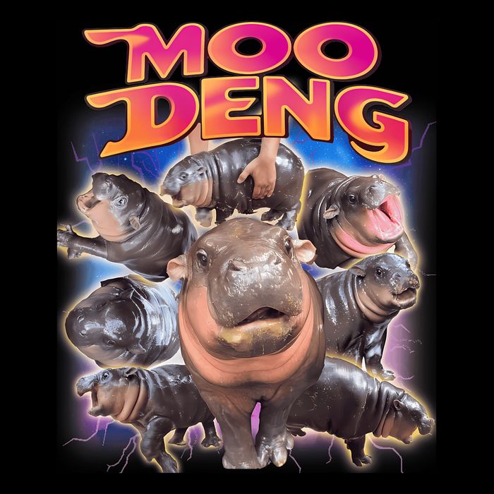 Moo Deng Baby Hippo Bucket Hat