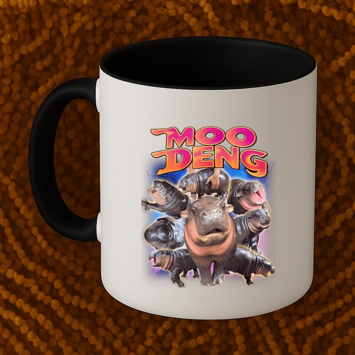 Moo Deng Baby Hippo Mug