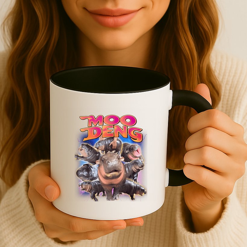 Moo Deng Baby Hippo Mug