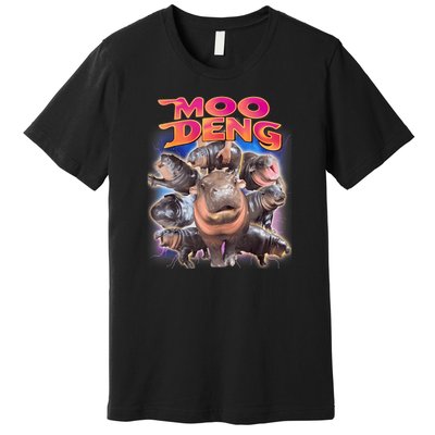 Moo Deng Baby Hippo Premium T-Shirt