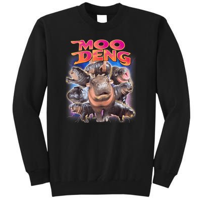 Moo Deng Baby Hippo Tall Sweatshirt