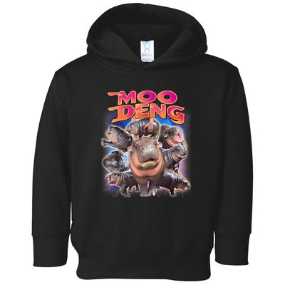 Moo Deng Baby Hippo Toddler Hoodie
