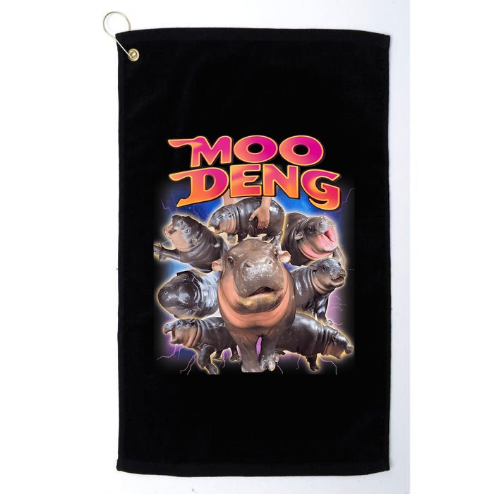 Moo Deng Baby Hippo Golf Towel