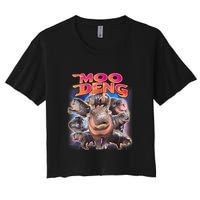 Moo Deng Baby Hippo Crop Top