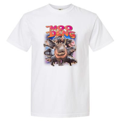 Moo Deng Baby Hippo Garment-Dyed Heavyweight T-Shirt