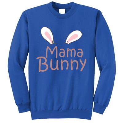 Mama Daddy Bunny Easter Day Dad Pregnant Mom Matching Couple Gift Sweatshirt