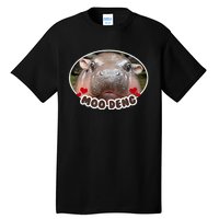 Moo Deng Bouncy Pig In Thai Picture The Cute Baby Hippo Tall T-Shirt