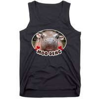 Moo Deng Bouncy Pig In Thai Picture The Cute Baby Hippo Tank Top