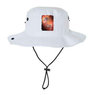 Moo Deng Bouncy Pig In Thai Fire Picture The Cute Baby Hippo Bucket Hat
