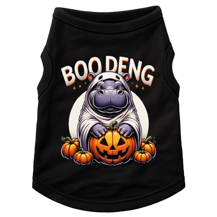 Moo Deng Baby Hippo Moo Deng Costume For Boo Deng Halloween Doggie Tank