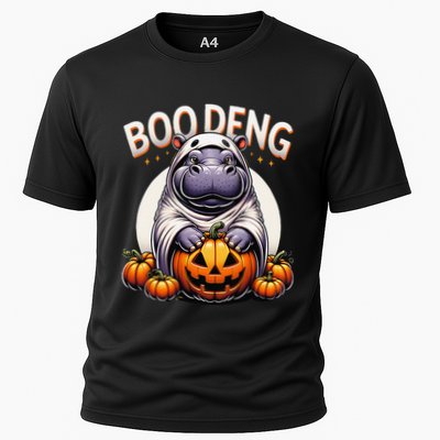 Moo Deng Baby Hippo Moo Deng Costume For Boo Deng Halloween Performance Shirt