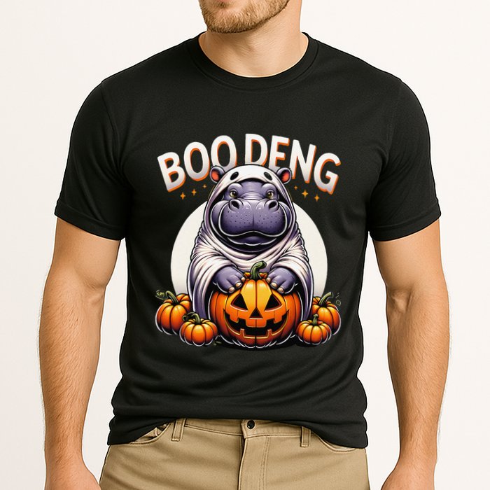 Moo Deng Baby Hippo Moo Deng Costume For Boo Deng Halloween Performance Shirt