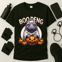 Moo Deng Baby Hippo Moo Deng Costume For Boo Deng Halloween T-Shirt