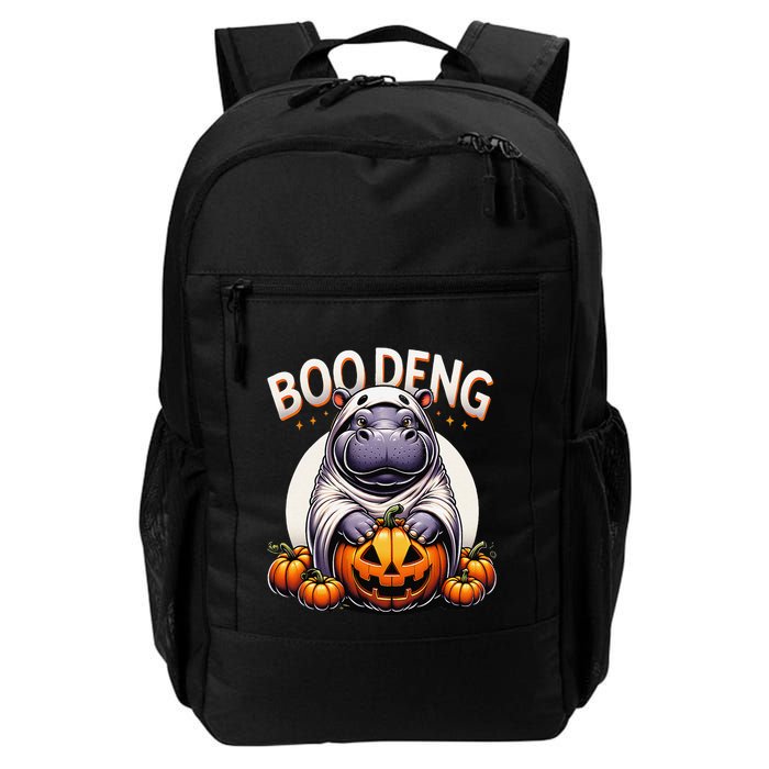 Moo Deng Baby Hippo Moo Deng Costume For Boo Deng Halloween Backpack