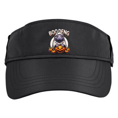 Moo Deng Baby Hippo Moo Deng Costume For Boo Deng Halloween Adult Drive Performance Visor
