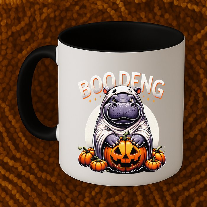 Moo Deng Baby Hippo Moo Deng Costume For Boo Deng Halloween Mug