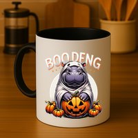 Moo Deng Baby Hippo Moo Deng Costume For Boo Deng Halloween Mug