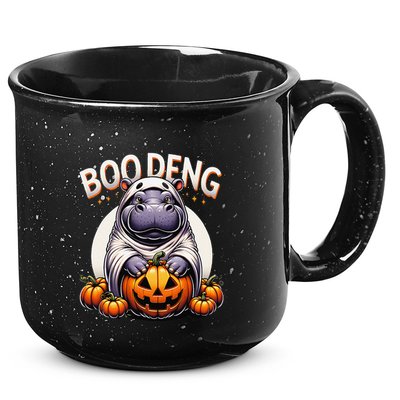 Moo Deng Baby Hippo Moo Deng Costume For Boo Deng Halloween 15oz Campfire Ceramic Mug