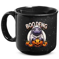 Moo Deng Baby Hippo Moo Deng Costume For Boo Deng Halloween 15oz Campfire Ceramic Mug