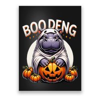 Moo Deng Baby Hippo Moo Deng Costume For Boo Deng Halloween Poster