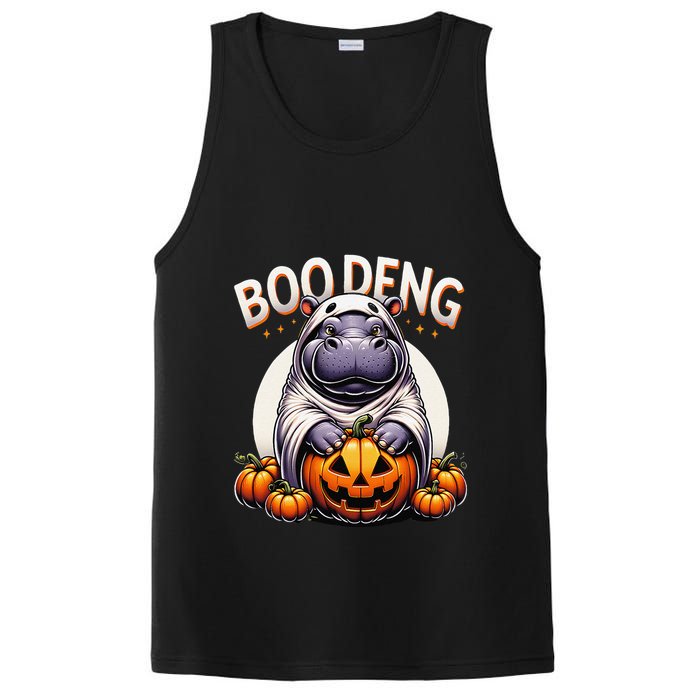Moo Deng Baby Hippo Moo Deng Costume For Boo Deng Halloween PosiCharge Competitor Tank