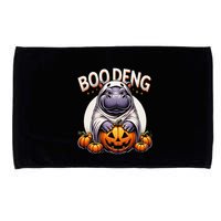 Moo Deng Baby Hippo Moo Deng Costume For Boo Deng Halloween Microfiber Hand Towel