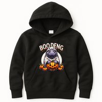 Moo Deng Baby Hippo Moo Deng Costume For Boo Deng Halloween Kids Hoodie