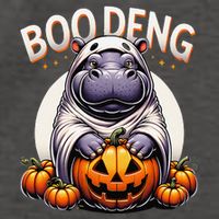 Moo Deng Baby Hippo Moo Deng Costume For Boo Deng Halloween Vector Backpack