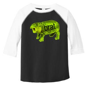 Moo Deng Brat Cute Baby Hippo Toddler Fine Jersey T-Shirt