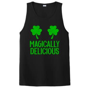 Magically Delicious Boobs Naughty St Patricks Day Gift PosiCharge Competitor Tank