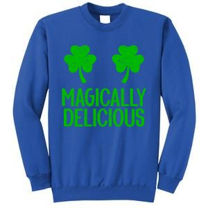 Magically Delicious Boobs Naughty St Patricks Day Gift Sweatshirt