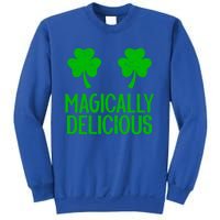 Magically Delicious Boobs Naughty St Patricks Day Gift Sweatshirt