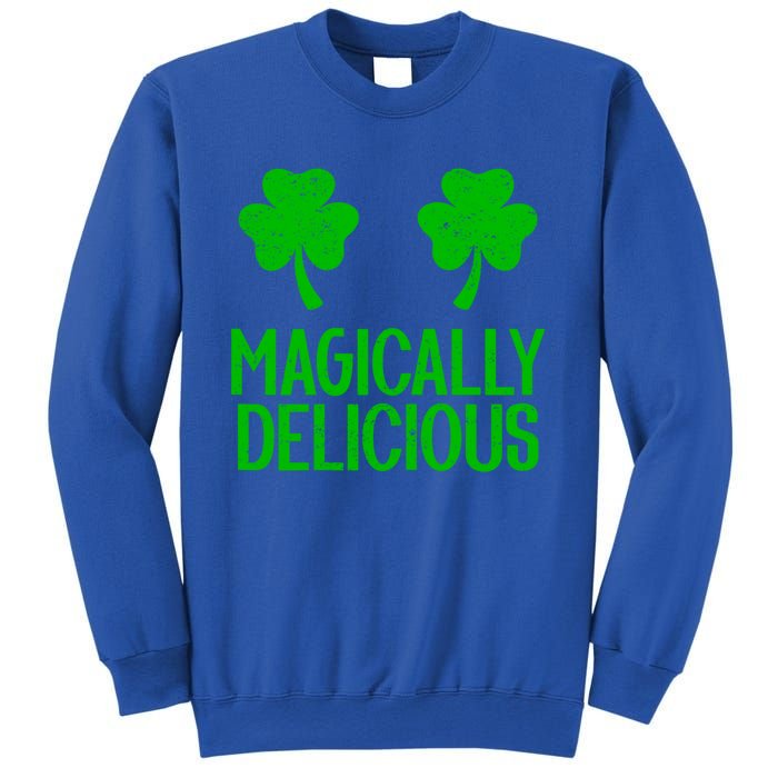 Magically Delicious Boobs Naughty St Patricks Day Gift Sweatshirt