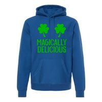 Magically Delicious Boobs Naughty St Patricks Day Gift Premium Hoodie