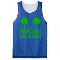 Magically Delicious Boobs Naughty St Patricks Day Gift Mesh Reversible Basketball Jersey Tank