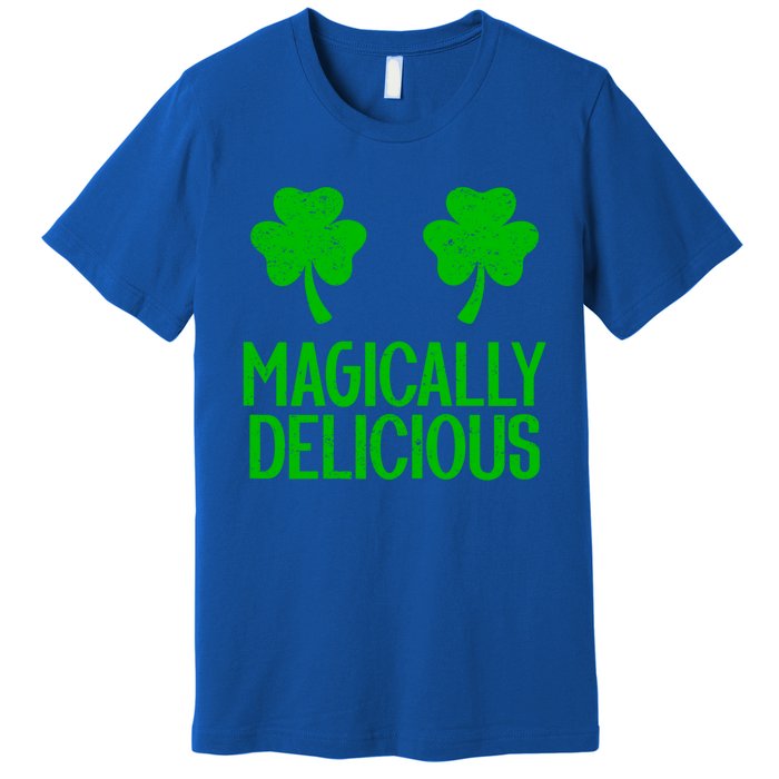 Magically Delicious Boobs Naughty St Patricks Day Gift Premium T-Shirt