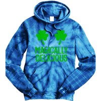 Magically Delicious Boobs Naughty St Patricks Day Gift Tie Dye Hoodie