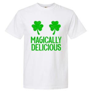 Magically Delicious Boobs Naughty St Patricks Day Gift Garment-Dyed Heavyweight T-Shirt