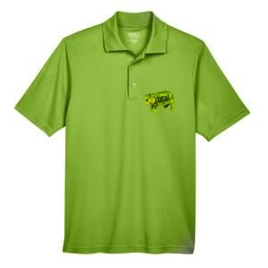 Moo Deng Brat Cute Baby Hippo Men's Origin Performance Pique Polo