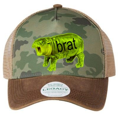 Moo Deng Brat Cute Baby Hippo Legacy Tie Dye Trucker Hat