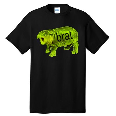 Moo Deng Brat Cute Baby Hippo Tall T-Shirt