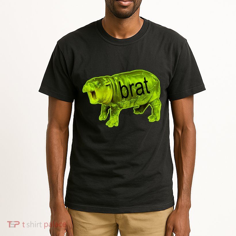Moo Deng Brat Cute Baby Hippo Tall T-Shirt