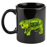 Moo Deng Brat Cute Baby Hippo 11oz C Handle Ceramic Mug