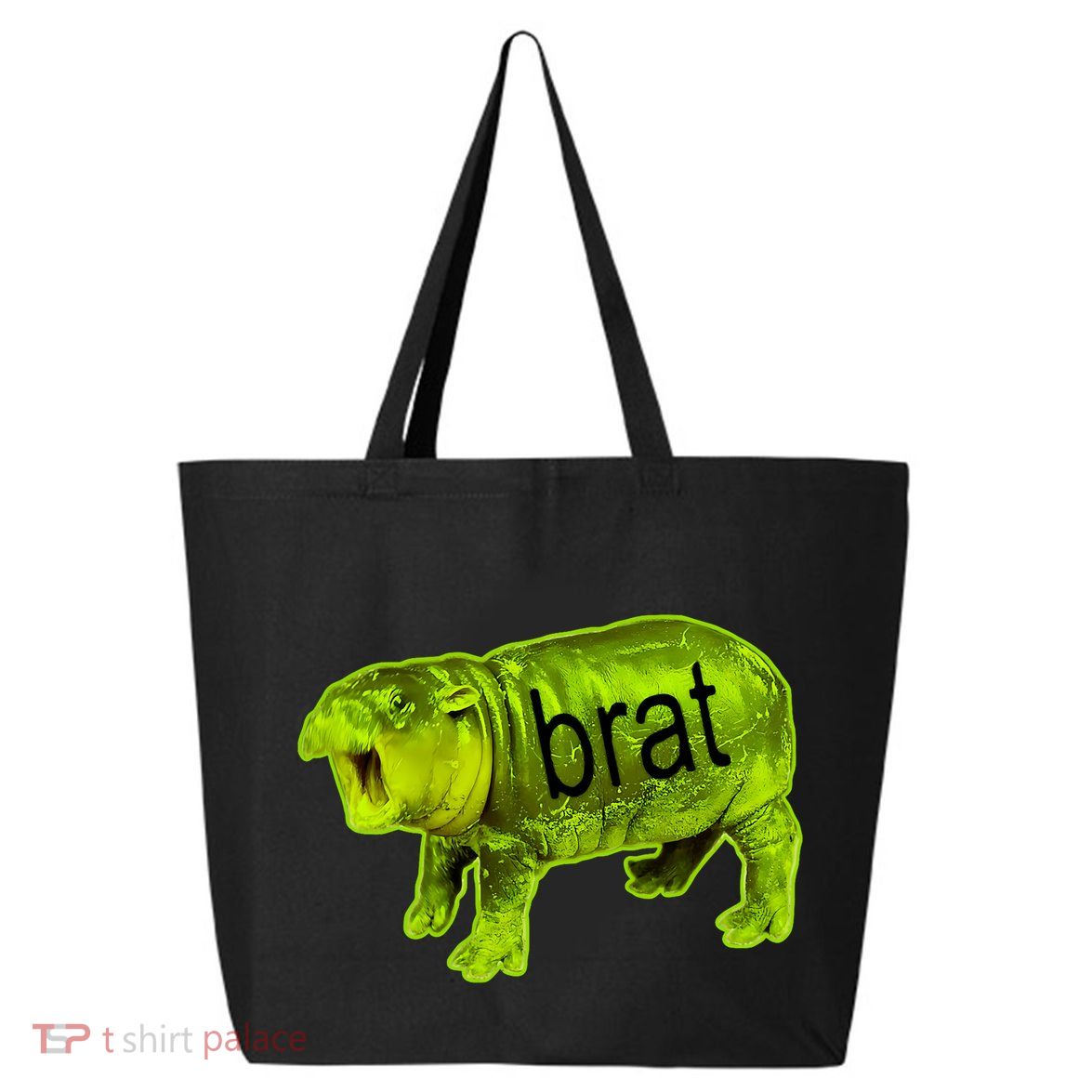 Moo Deng Brat Cute Baby Hippo 25L Jumbo Tote