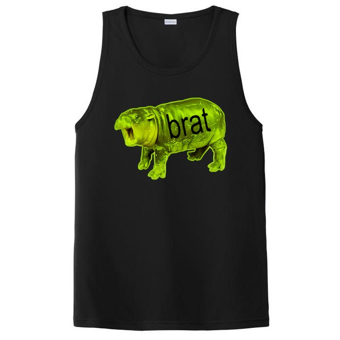 Moo Deng Brat Cute Baby Hippo PosiCharge Competitor Tank